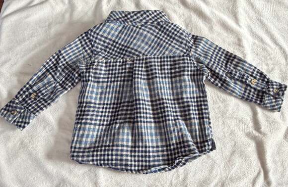 Eddie Bauer Boys Extra Soft Button Up Plaid Shirt - Picture 6 of 6